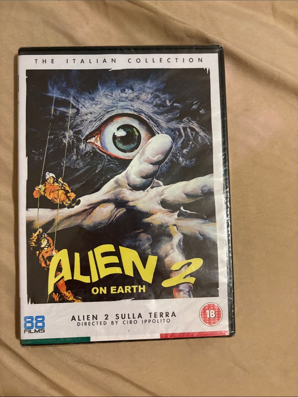 Alien 2 on Earth DVD — White, Black & Yellow Cover